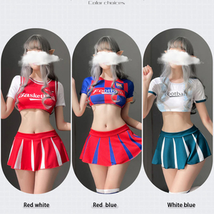 チアリーダー制服長袖チアリングアパレルチアウェアユニフォーム最新デザイン工場出荷時