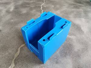 Có thể tái chế nestable nhựa di chuyển thùng có thể gập lại ráp hộp lưu trữ Stackable PP sóng chọn giỏ - Product Image 2