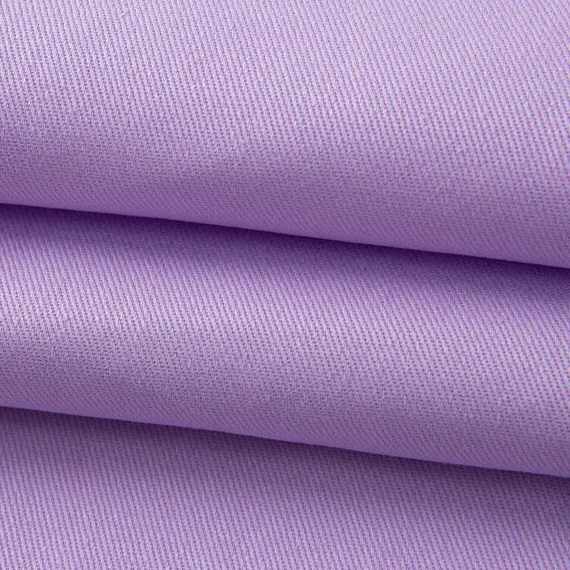 Custom Dyeing TC 80/20 T65/35 Polyester Cotton Blend 20x16s 128x60 Twill Fabric for Workwear Clothes Uniform Hat Fabric