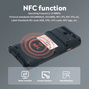 Magazzino/gestione dei dati di raccolta terminale palmare PDAS Android sistema 1D/2D Scanner di codici a barre NFC/lettore di schede RFID - Product Image 3