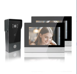 Anjielo akıllı 2 kablolu kapı zili 1080p HD kamera ve 7 dokunmatik ekranlı-şifre ve IC kartı ile güvenli giriş - Product Image 1