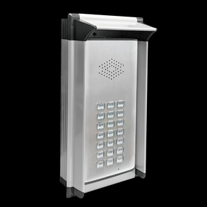 Intercomunicador de audio multiusuario inalámbrico 4G con 24 botones de llamada Intercomunicador GSM para automatización de puertas de control de acceso al aire libre - Product Image 1