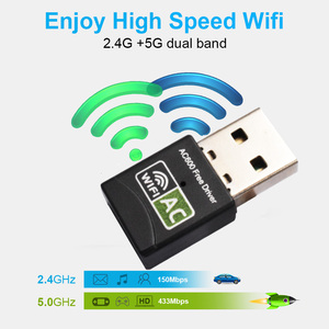 600mbps כרטיס רשת Wifi מתאם Dual Band 2.4g 5.8g USB2.0 Wifi Dongle משלוח Dual Band <span class=keywords><strong>Ethernet</strong></span> wiFi Dongle עבור מחשב