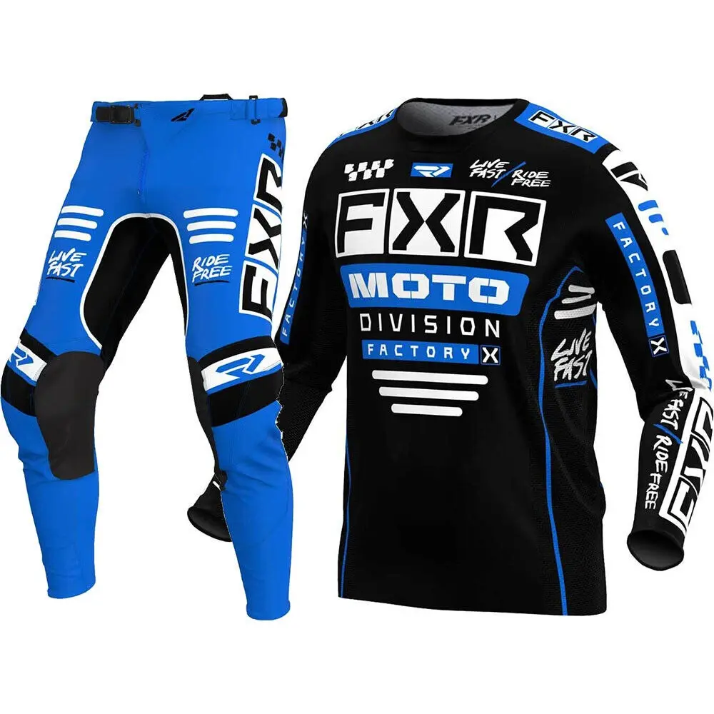 Set di attrezzi da Motocross Jersey/pantaloni MX Racing Set da corsa Dirt Bike da corsa fuoristrada da corsa per adulti