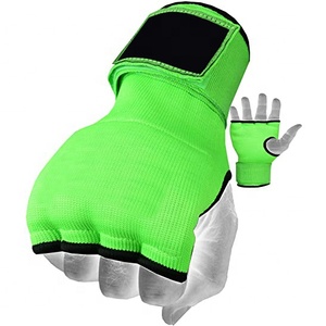 Professional Boxing Gloves <strong>Elasticated</strong> Cotton Martial Arts Boxing MMA Training Inner Open Finger Muay Thai Bandages Fist - Product Image 3