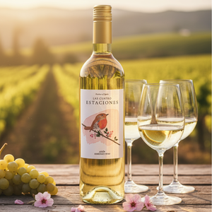 Las cuatro estaciones, trắng bán ngọt, 100% airen, rượu vol 11%, varietal Tây Ban Nha, 0,75lt, từ castilla La Mancha. - Product Image 5