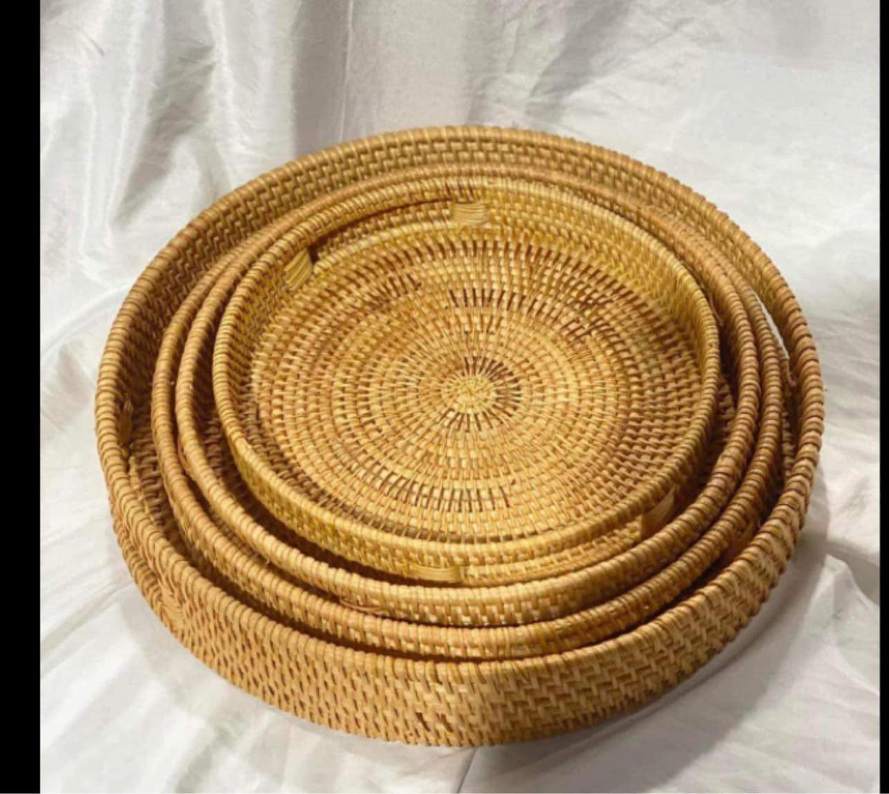 De ratán Natural de color