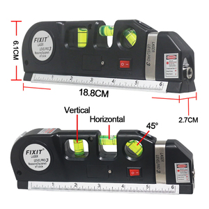 LV03 8ftクロスライン測定ルーラーレベリングレーザーレベルプロ3ツール充電可能NON-RECHARGEABLE - Product Image 6