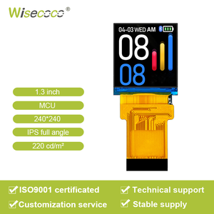 Wisecoco Sport Action Kamera Bildschirmlösung 1,3 Zoll IPS Tft Lcd MCU Schnittstelle 220cd/m2 240*240 Lcd Bildschirm Panel Lcd-Modul - Product Image 2
