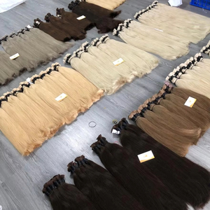 Minh Khang Hair <span class=keywords><strong>in</strong></span> Vietnamからの原料100% ロシアバージン人毛エクステンション