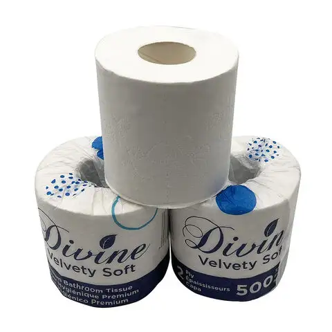 Rolo de lenços de papel higiênico 1ply