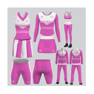 Cheer lider uygulama giymek yüksek kalite amigo üniforma özel yüceltilmiş tüm yıldız Cheer Combo Set üniforma OEM - Product Image 1