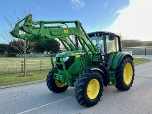 4x4 John Deer 6115M拖拉机型号待售/114HP多功能拖拉机，带交流和驾驶室功能齐全，可随时发货