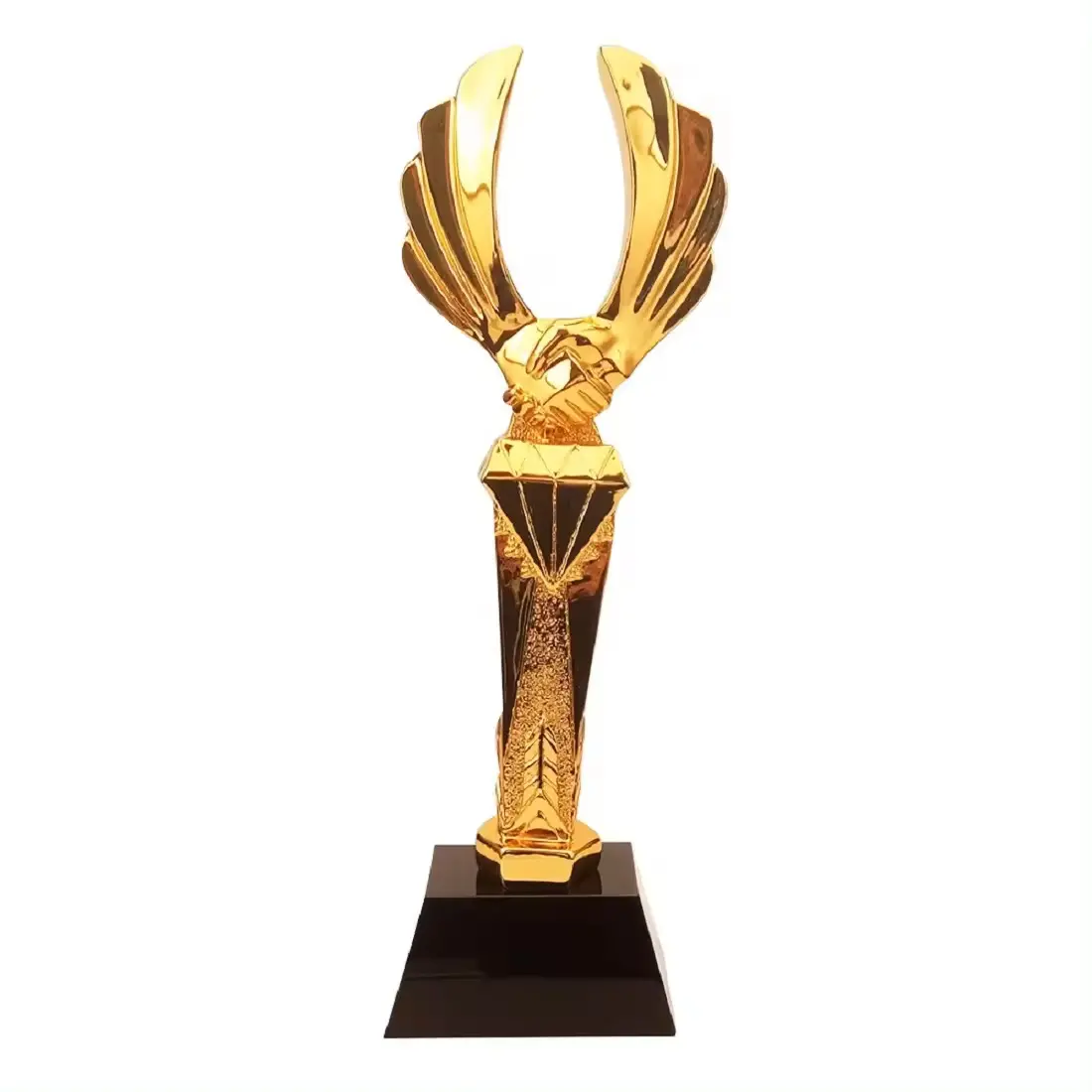 Металлический позолоченный Большой пустой трофей для танцев и гравированные трофеи, Самые продаваемые прочные награды Oscar по оптовой цене