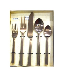 New American <strong>Style</strong> Metal <strong>Flatware</strong> and Tableware Use Cutlery Set With <strong>Simple</strong> Look Design Stainless Steel Cutlery Set - Product Image 1
