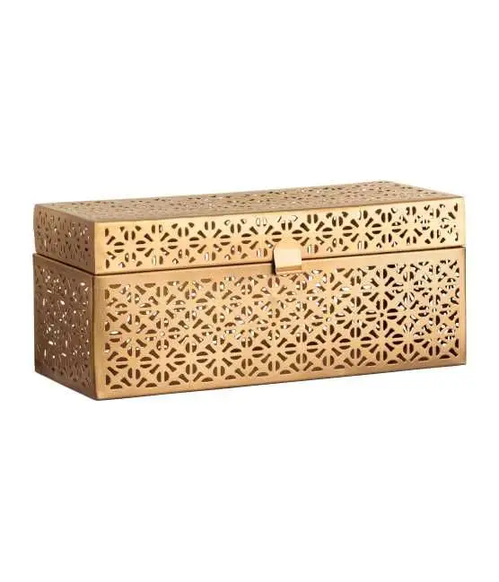 नक़्क़ाशी के लिए भंडारण बॉक्स छोटे सामान और गहने हस्तनिर्मित उत्पाद आयरन स्टील फिटकिरी लकड़ी से बना अनुकूलित सामग्री और