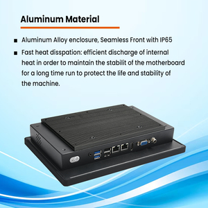 PC de panel integrado todo en uno Computadora de pantalla táctil industrial con procesador Celeron J6412 (soporte ODM/OEM) - Product Image 4
