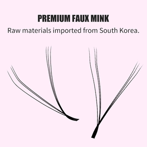 Private Label <strong>Mink</strong> Eyelash Extensions <strong>3</strong> Split Tips YY Shaped <strong>Lashes</strong> with CD Curl Custom False Eyelash - Product Image 4