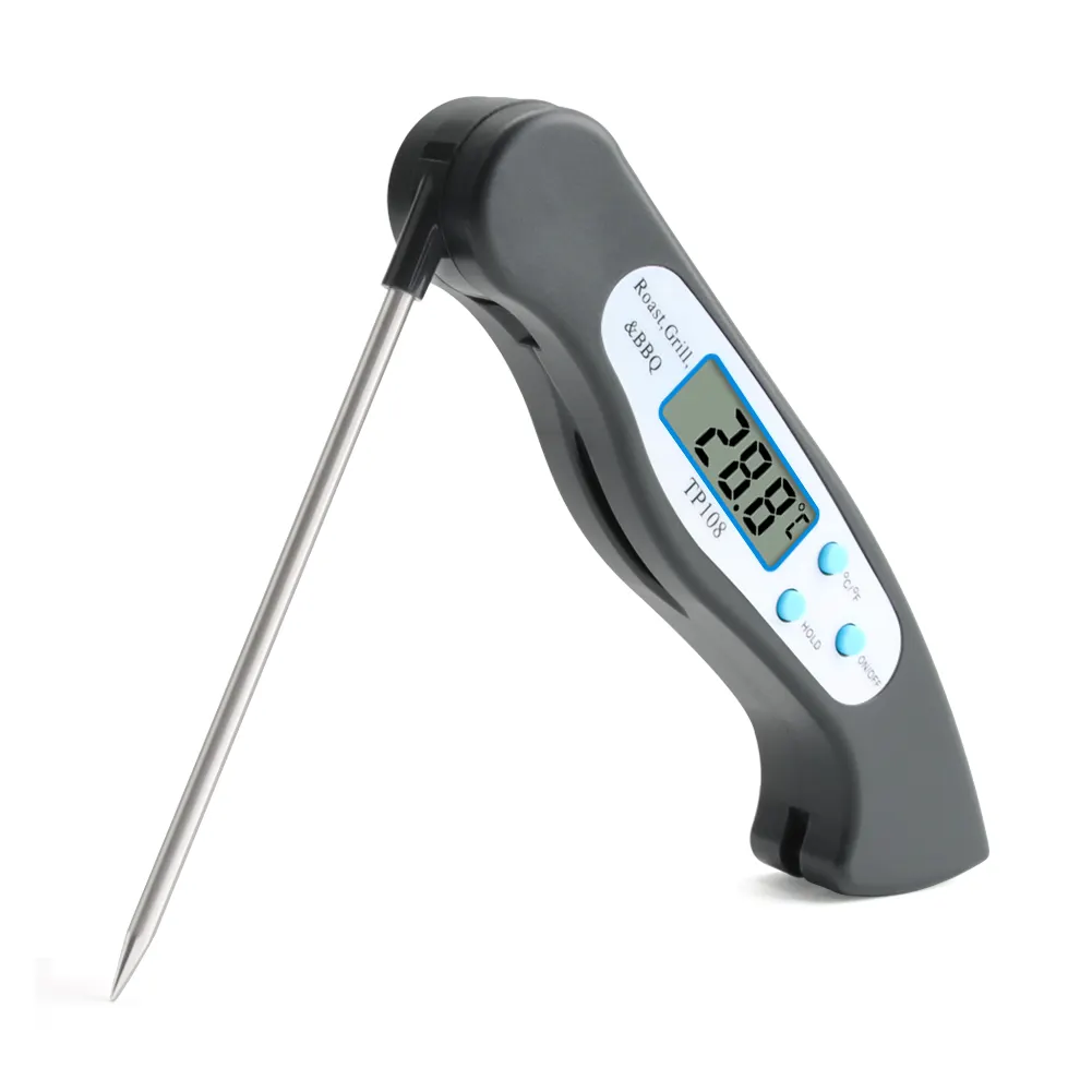 -50C~+300C(-58F~475F) Food Thermometer BBQ Folding Meat Food Probe Kitchen Grill Roast Kitchen Thermometer