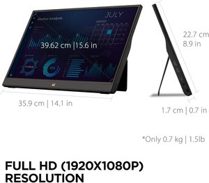 Monitor al por mayor con soporte incorporado Ergonomía móvil - Product Image 2