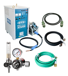 自动焊接设备380V数控<span class=keywords><strong>OTC</strong></span>/DAIHEN CO2/MAG工业焊接机XD200 - Product Image 1