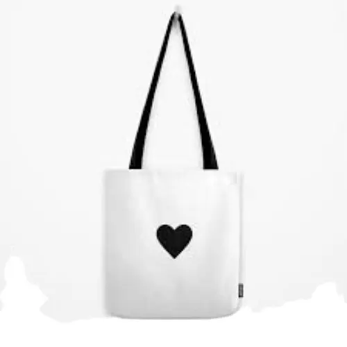 Tas katun belanja besar kustom tas kanvas desain Logo cetak dengan Kantung tas belanja katun polos ramah lingkungan