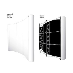 <span class=keywords><strong>Portable</strong></span> Magnetic Backdrop Curved Banner <span class=keywords><strong>Pop</strong></span> <span class=keywords><strong>Display</strong></span> Stand Dobrável Trade Show Exhibition Wall Equipment for Easy Trade Shows