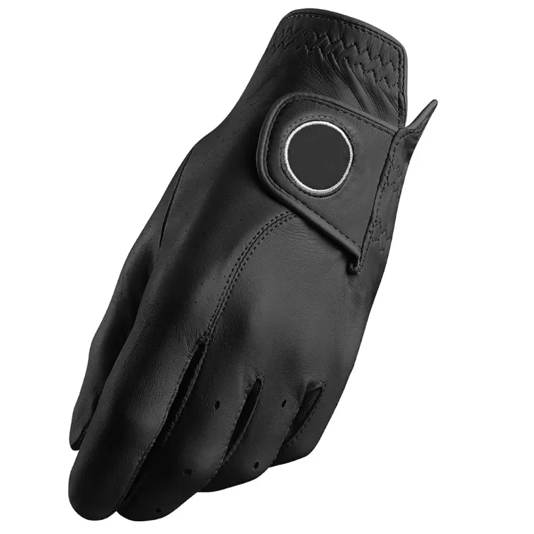 Sarung tangan golf kulit kiri atau kanan kualitas tinggi logo kustom sarung tangan golf desain baru