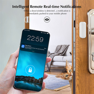 El más nuevo sistema de alarma de seguridad de ventana con Sensor de puerta de material ABS con Red WiFi de sirena y fuente de alimentación de batería - Product Image 4