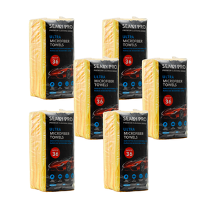 Set Handuk Mikrofiber Mobil 36 Pcs, Detailing Otomotif, Kain 16x16 untuk Cuci Mobil, Poles Wax, Pengering, Pembersih Interior, Kain Lap, Paket Grosir - Product Image 1