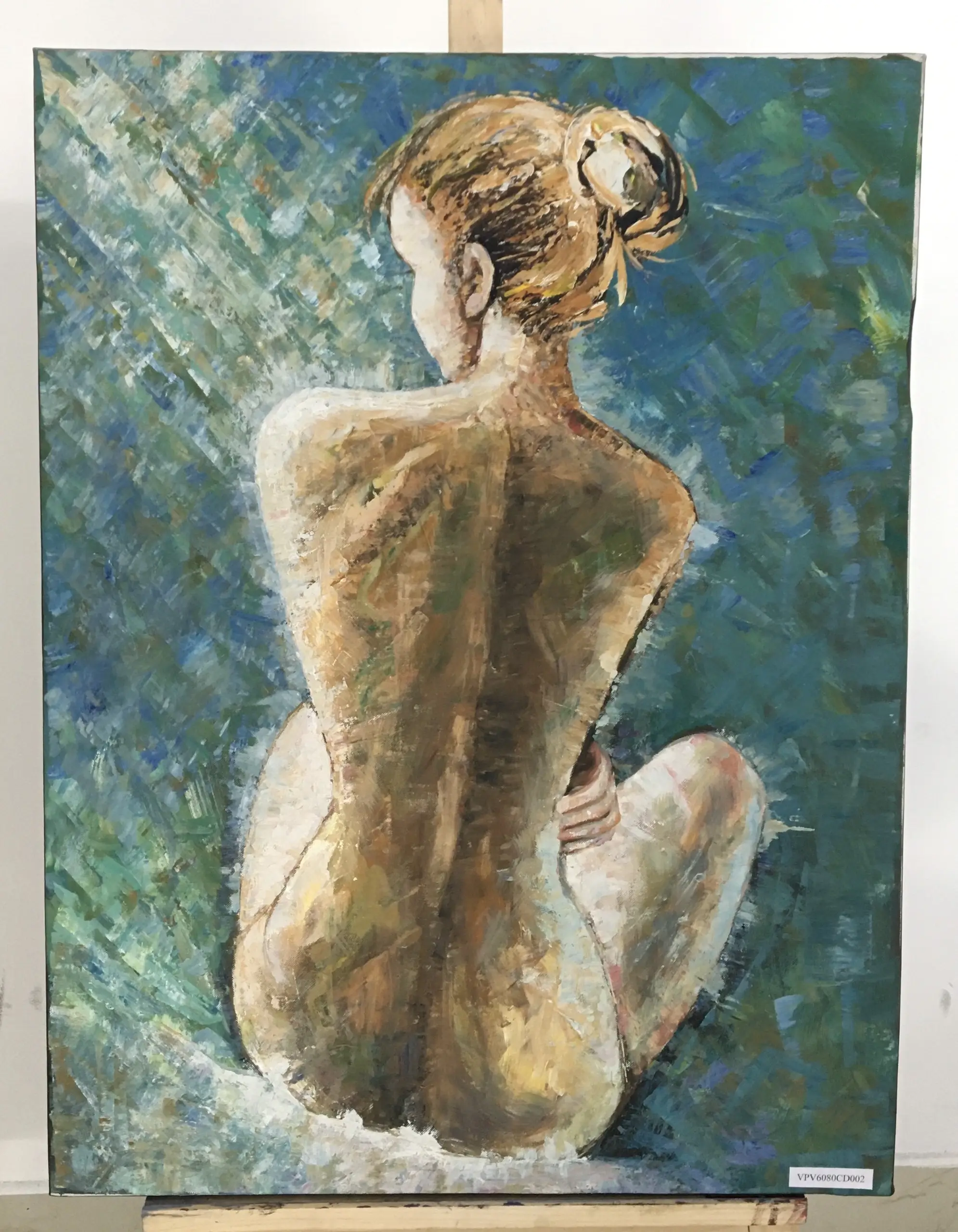 Retrato personalizado pinturas desnudas hermosas mujeres pinturas acrílicas pintura al óleo para dormitorio de alta calidad decoración del hogar café Hotel