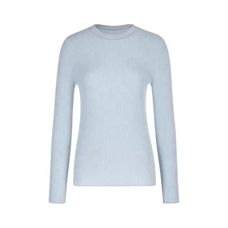 Pullover a maniche lunghe in lana personalizzata elegante caldo Casual all'aperto elegante maglione da donna maglioni lavorati a maglia per le donne