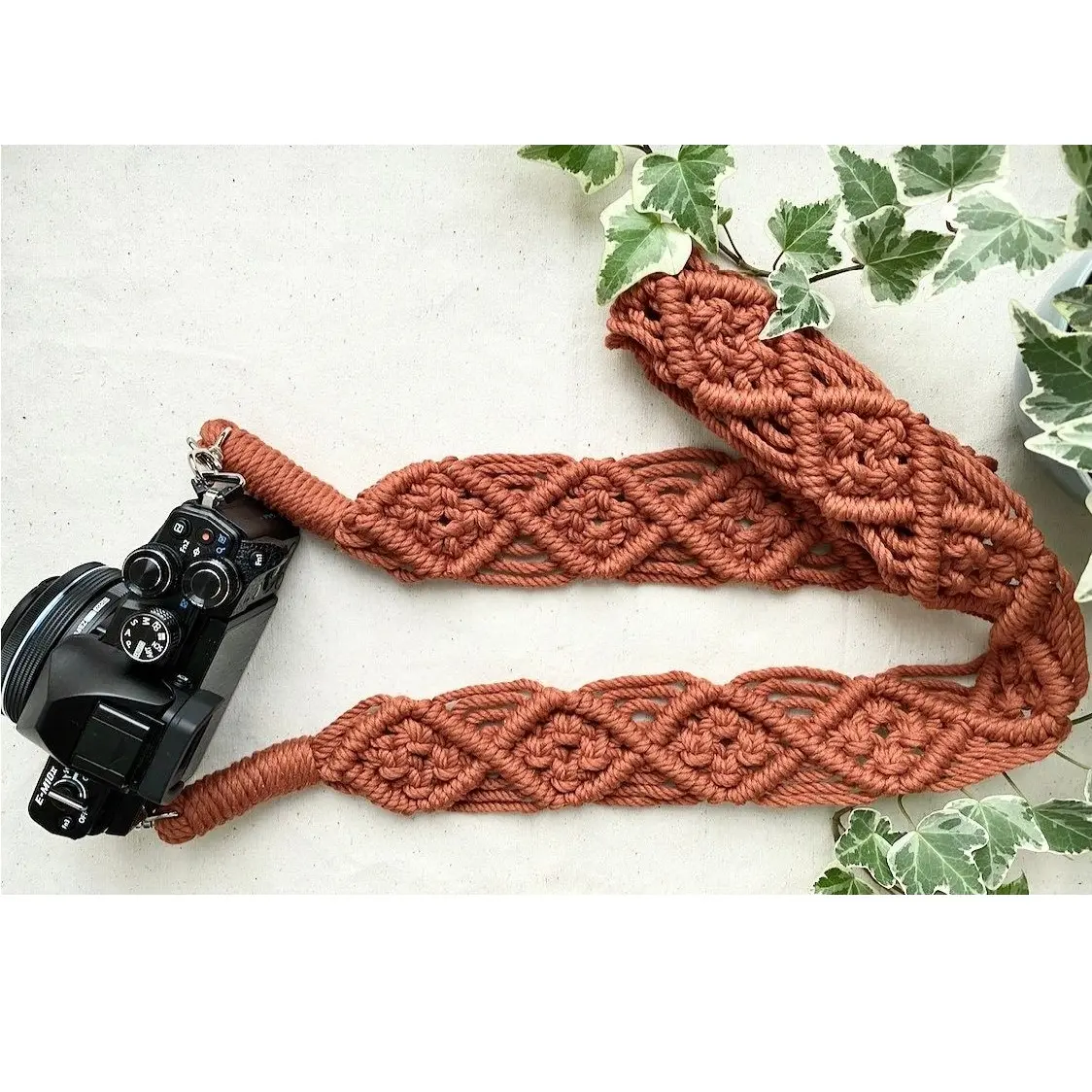 Hot Selling Boho Camera Strap Macrame Riem Handgemaakte Macrame Geweven Camera Schouderriem Kopen Uit India