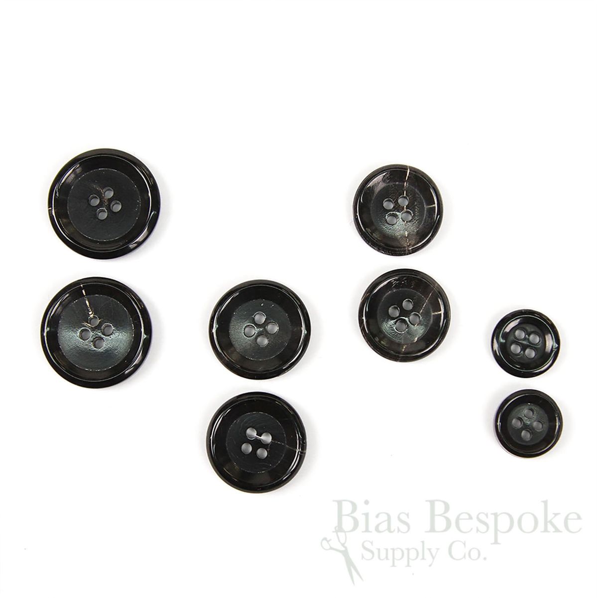 Natural Shades Black, Brown, Cream, or Mixed Horn Pattern