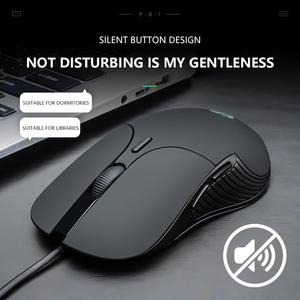 Kabel gebundene Maus Makro Definition Silent Button Home Internet Cafe Büros piel Computer Notebook Maus Gamer