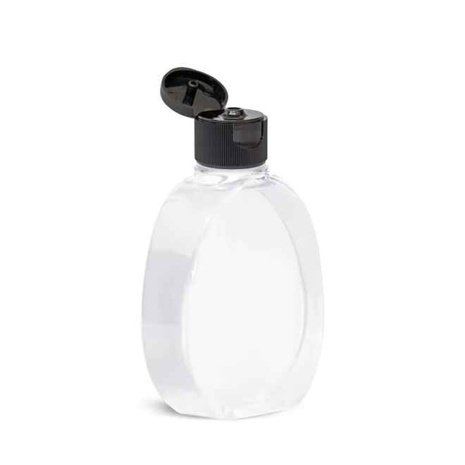 bottle with flip top cap