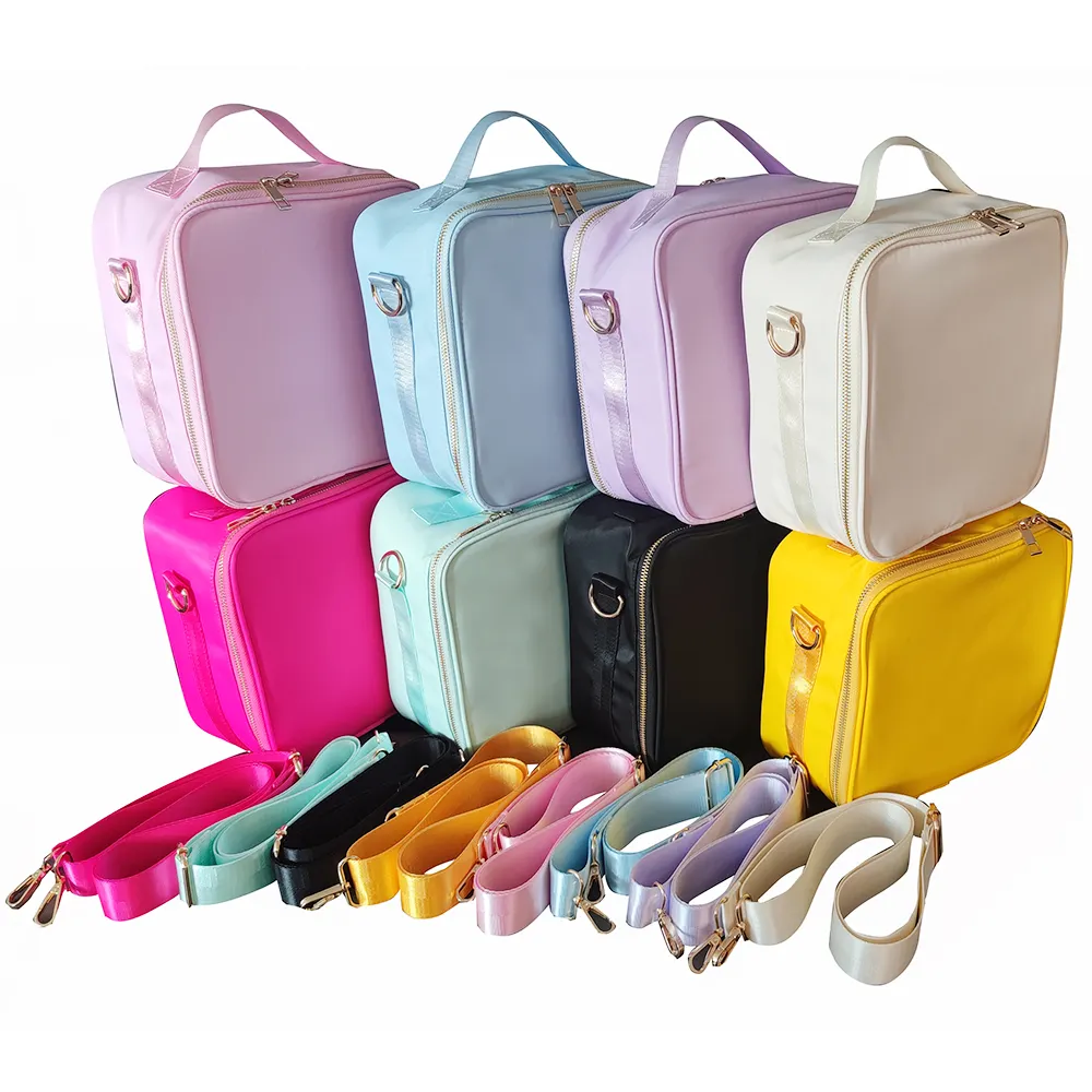Keymay – sac à Lunch isotherme en Nylon imperméable et facile à laver pour enfant, nouveau, sans quantité minimale de commande, 8 couleurs, cadeau de retour à l'école