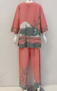 Pijamas das mulheres Moda Primavera Novo Pijama das mulheres de Manga Comprida calças Compridas Verão novo Pijama das mulheres