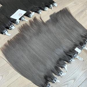 Hight Quality Bone Straight Wigs Raw <strong>Human</strong> Hair Extensions Vietnamese 100% <strong>Human</strong> Hair Raw hair for <strong>back</strong> women - Product Image 1
