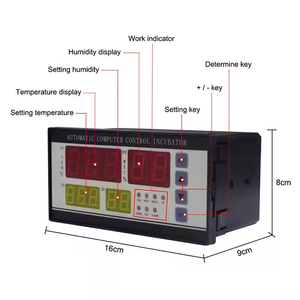 XM-18 110/220V Multi-<strong>function</strong> Automatic Egg Incubator with <strong>Temperature</strong> Humidity <strong>Controller</strong> &amp; Thermostat