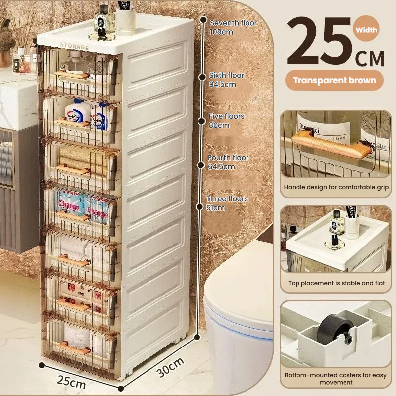 Ambre transparent de 25 cm de largeur