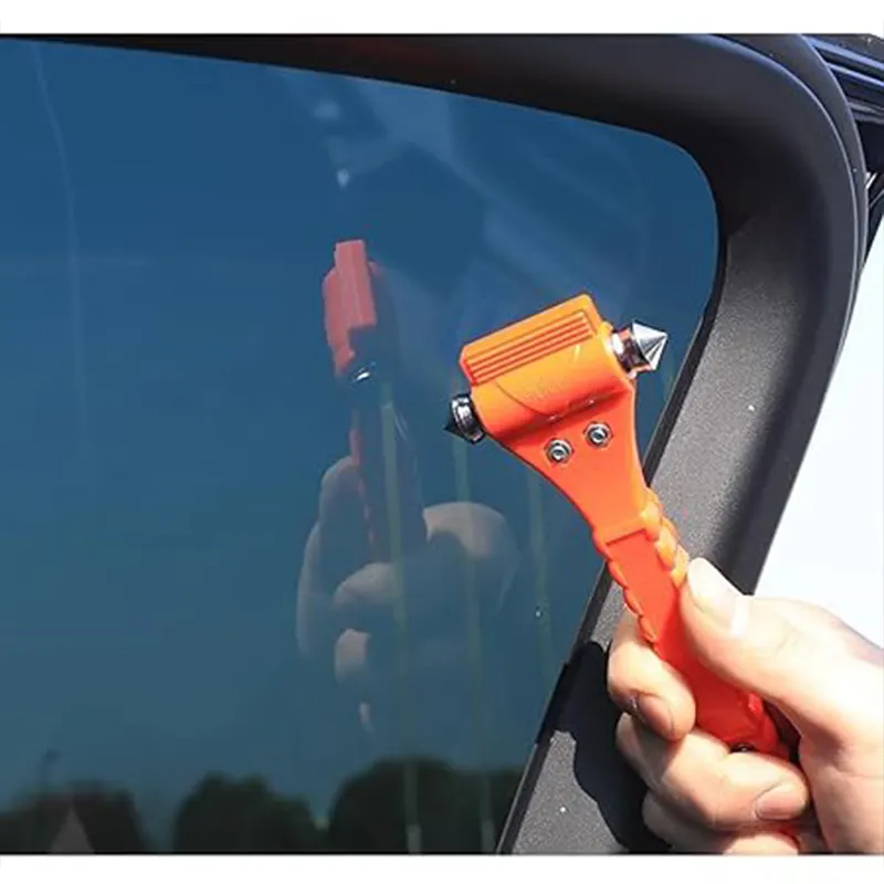 Outils de sauvetage multifonctionnel Red Escape Lifesavy Tools Window Break Glass Safety City Car Bus Emergency Hammer