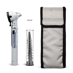 Tıbbi otoskop, eğitim ve kişisel kullanım için Fiber optik Mini otoskop ayarlar-sağlık görevlileri, EMT ve kişisel kullanım (gri) - Product Image 5