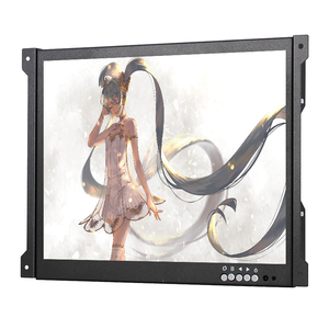 Cctv Security Surveillance Camera <strong>Monitor</strong> 12 Inch Metal Shell <strong>Lcd</strong> <strong>Monitor</strong> Full Screen Vga <strong>Bnc</strong> <strong>Input</strong> for Home Industrial
