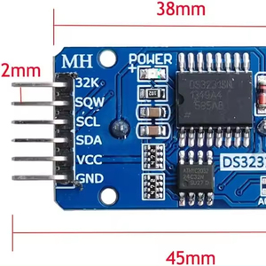DS3231 AT24C32 Uhrmodul Echtzeituhrmodul IIC RTC-Modul 3,3 V-5,5 V ohne Batterie