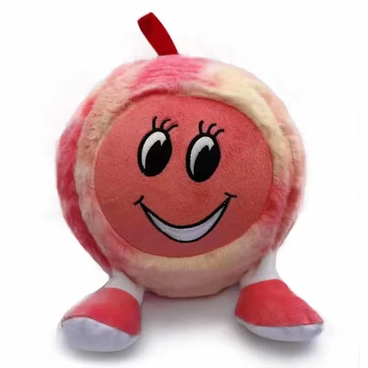 Venda quente Inflável Plush Bouncy Ball para crianças PVC Toy fuzzy Ball