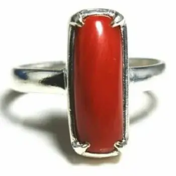 Оптовая продажа серебряное 925 Ювелирное кольцо из чистого 925 стерлингового серебра коралловый камень сплошное Кольцо Серебряные Кольца для женщин