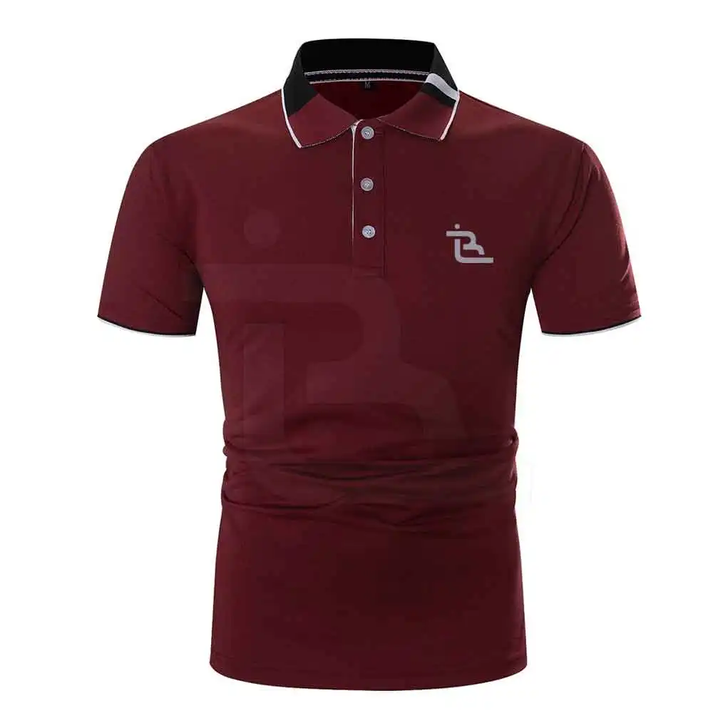 Custom Logo Men's Polo T-Shirt Pakistan Made Comfortable Fabric Men's Polo T Shirt