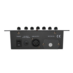 6CH DMX DC9V connettore a 3 pin semplice Controller DMX per DJ disco stage party lighting - Product Image 3