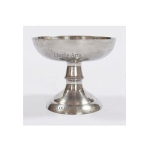 Muhteşem tasarım gümüş renk dondurma fincan Set 2 paslanmaz çelik yuvarlak şekil dondurma fincan doğum günü partisi kullanımı için - Product Image 3